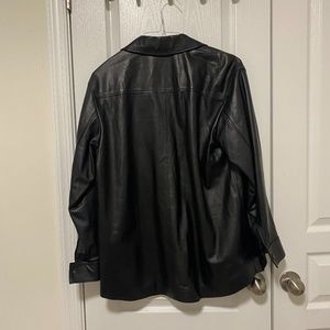 & other stories leather jacket